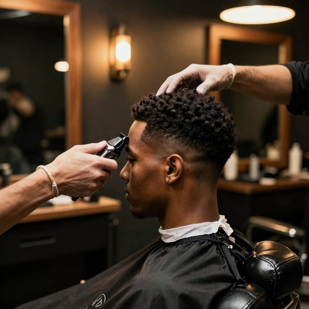 Coupe homme et prestations barbier afro