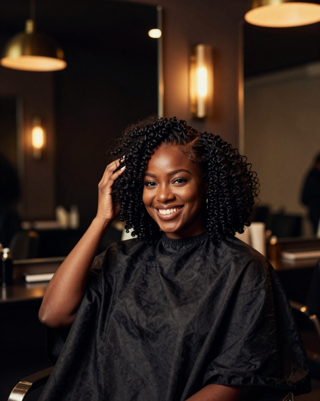 Cheveux naturels et soins en salon afro